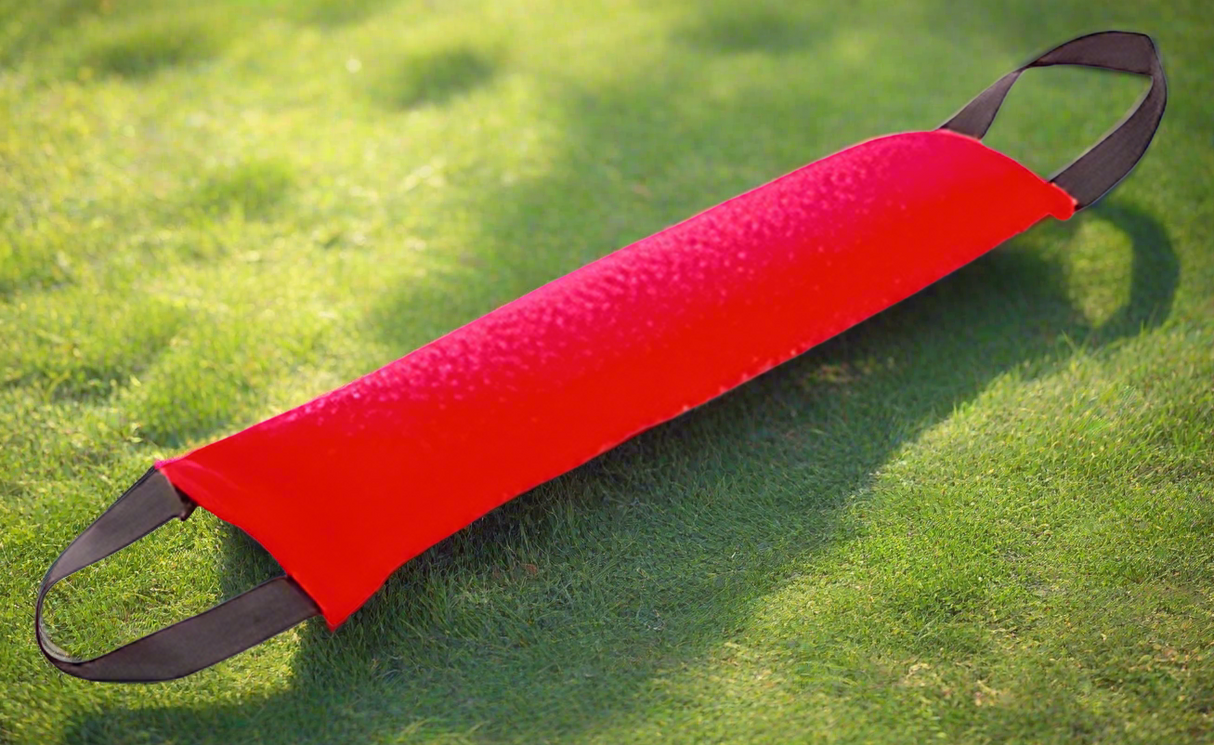 Delta Canine 600mm x 90 French Linen Dog Training Tug Double Handles