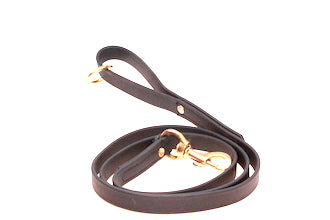 BIOTHANE 19mm BLACK NEXGEN Dog Lead "BRASS"