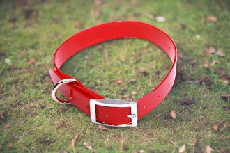 TRANSLUCENT BIOTHANE DOG COLLARS SMALL TO XL