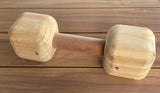 Wooden Dumbells Schutzhund style end of line stock