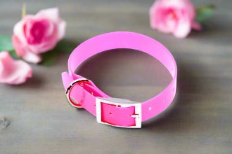 TRANSLUCENT BIOTHANE MINI OR PUPPY COLLARS