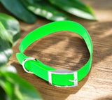 TRANSLUCENT BIOTHANE DOG COLLARS SMALL TO XL
