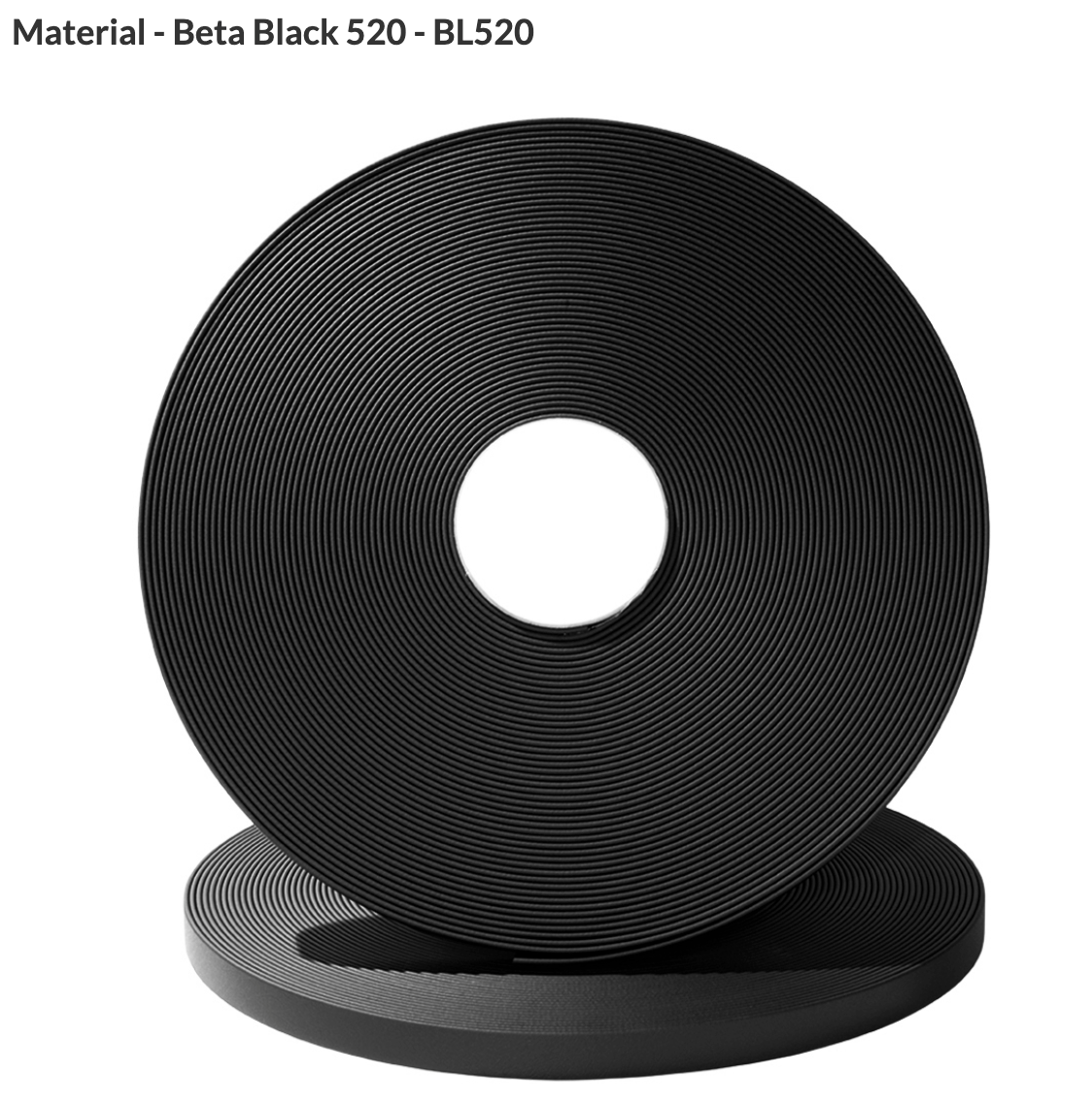 1/4 Roll - 13mm wide Standard Thickness Biothane (Beta 520)