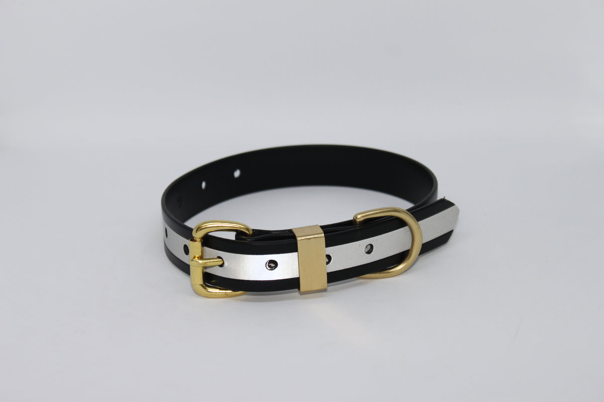 REFLECTIVE BIOTHANE COLLAR MULTIPLE COLOURS