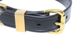 GROOVED DRESSED LEATHER LOOK  BIOTHANE COLLAR