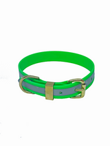 REFLECTIVE BIOTHANE COLLAR MULTIPLE COLOURS