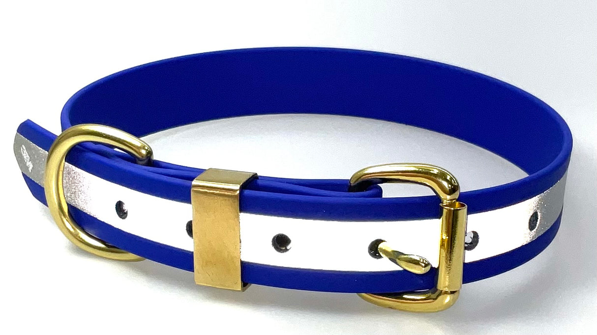 REFLECTIVE BIOTHANE COLLAR MULTIPLE COLOURS