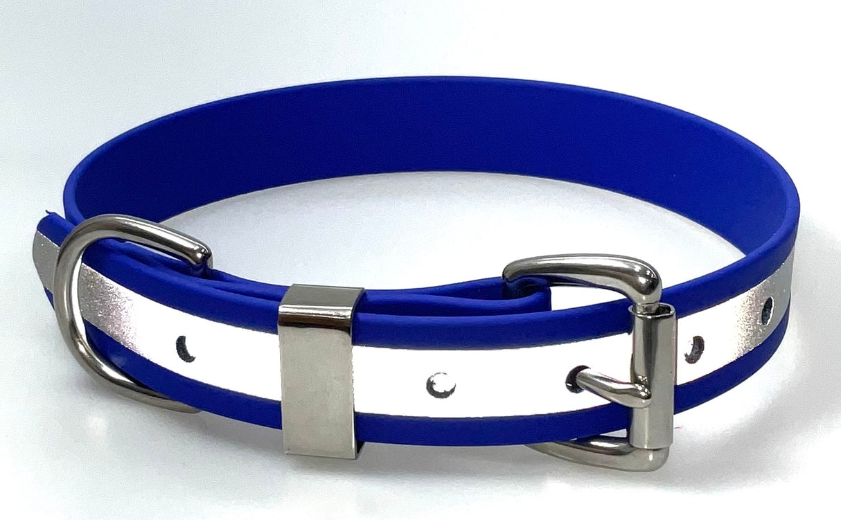 REFLECTIVE BIOTHANE COLLAR MULTIPLE COLOURS