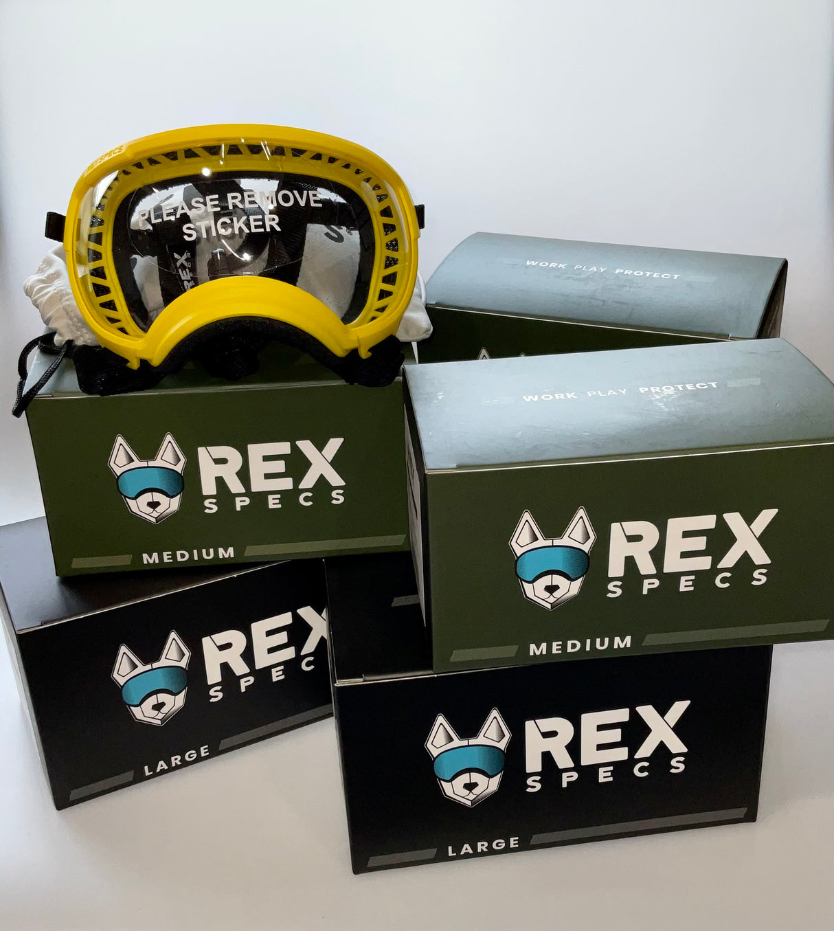 Rex Specs V2  Goggle  Neon Yellow  Frame