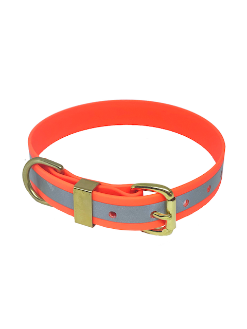 REFLECTIVE BIOTHANE COLLAR MULTIPLE COLOURS